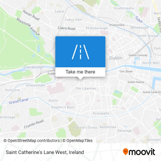 Saint Catherine's Lane West plan