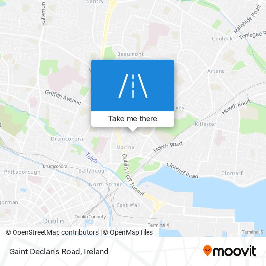 Saint Declan's Road plan