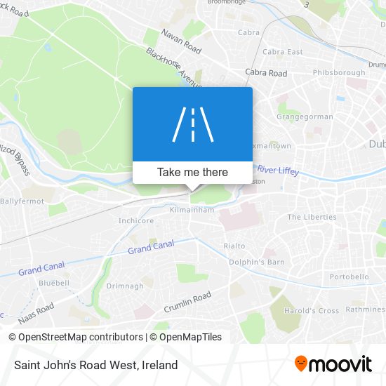 Saint John's Road West plan