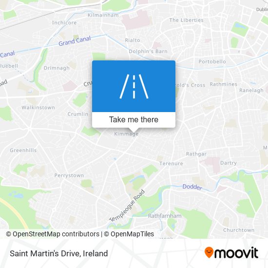 Saint Martin's Drive map