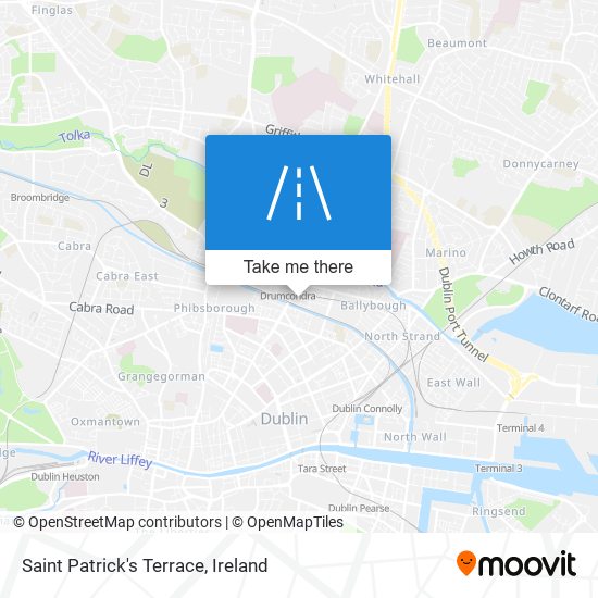 Saint Patrick's Terrace map