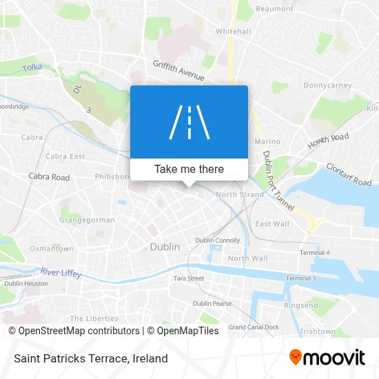 Saint Patricks Terrace map