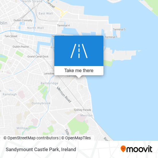 Sandymount Castle Park map