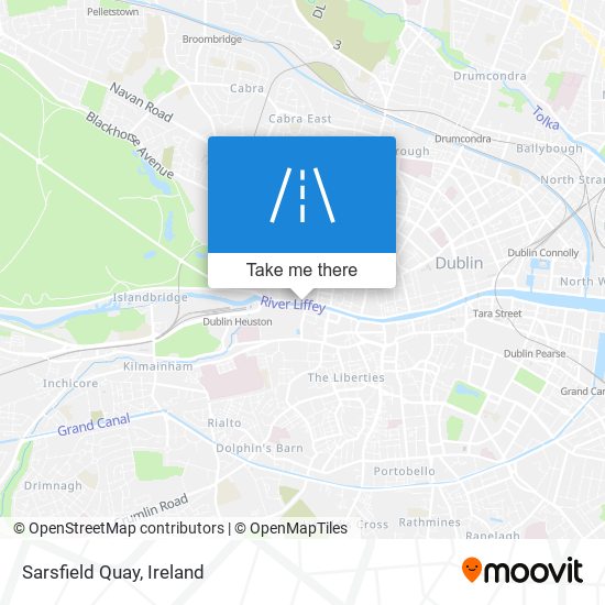 Sarsfield Quay map