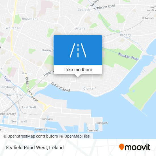 Seafield Road West map