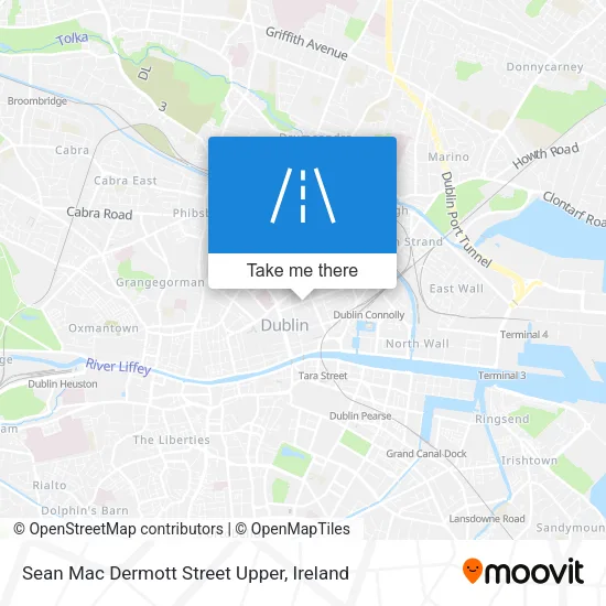 Sean Mac Dermott Street Upper map