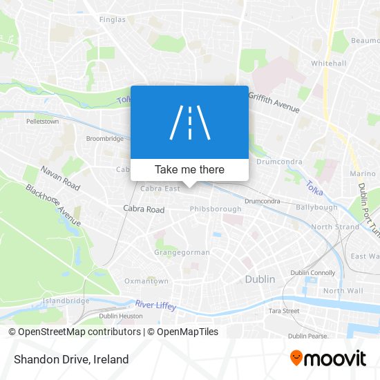 Shandon Drive map