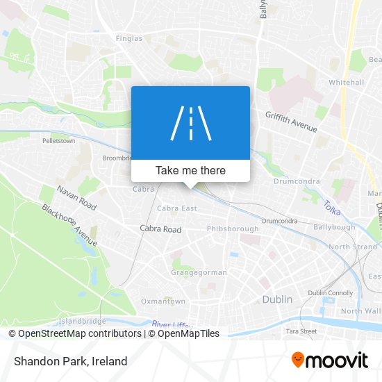 Shandon Park map