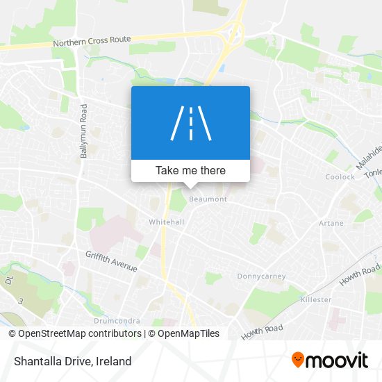 Shantalla Drive map
