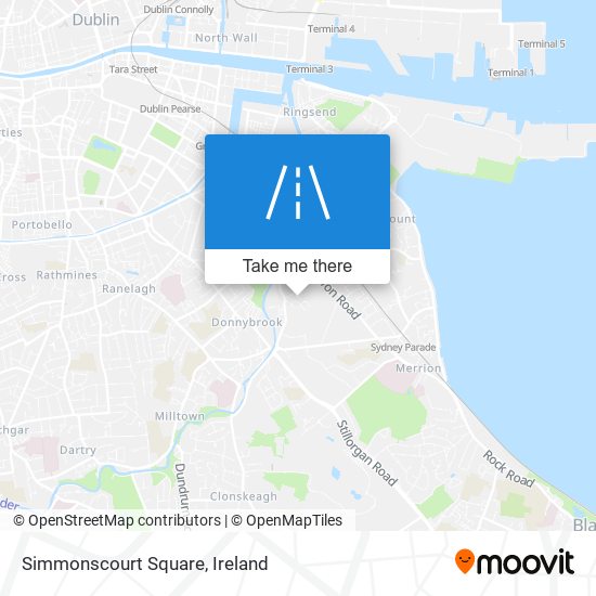 Simmonscourt Square map