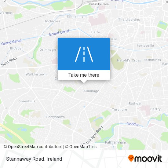 Stannaway Road map