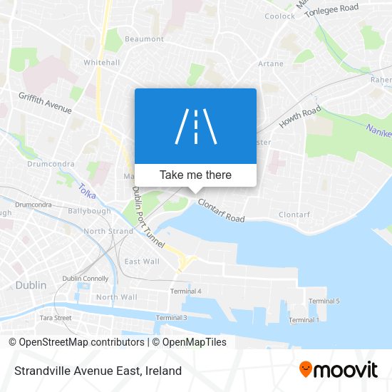 Strandville Avenue East map