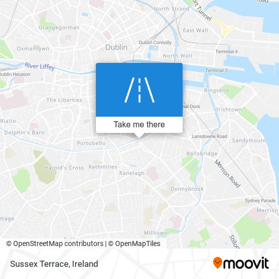 Sussex Terrace map