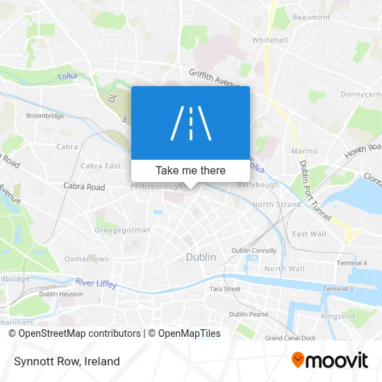 Synnott Row map