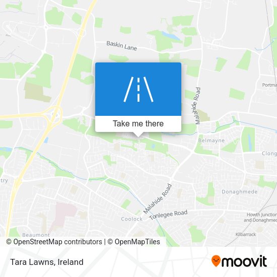 Tara Lawns map