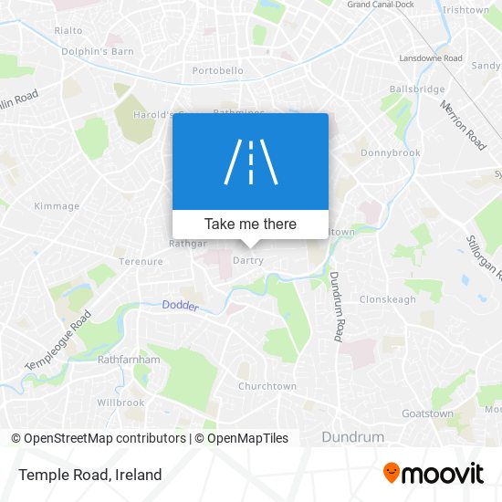 Temple Road map