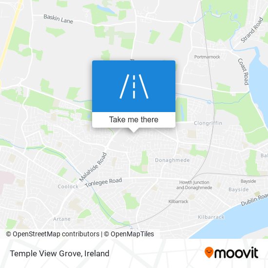 Temple View Grove map