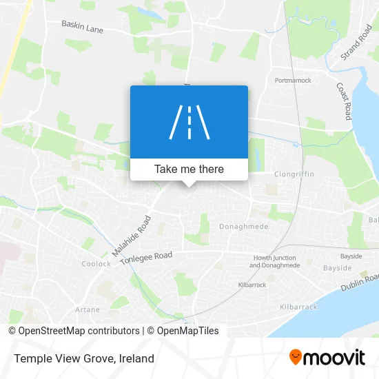 Temple View Grove map