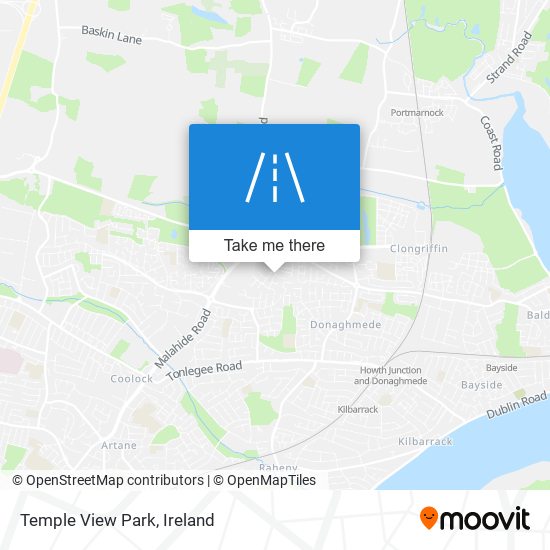 Temple View Park map