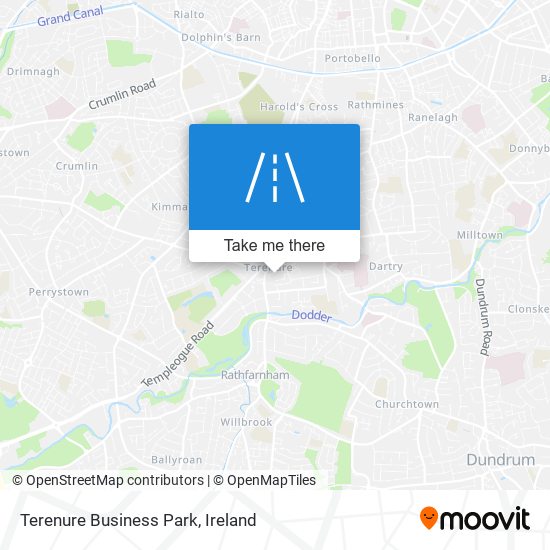 Terenure Business Park map