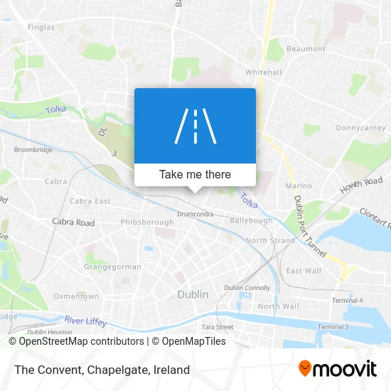 The Convent, Chapelgate map