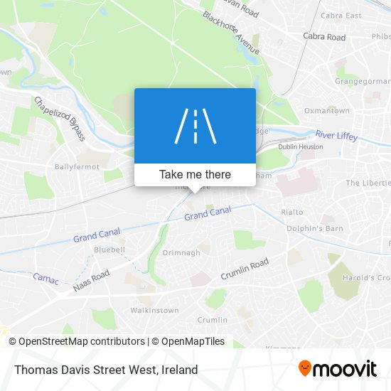 Thomas Davis Street West map