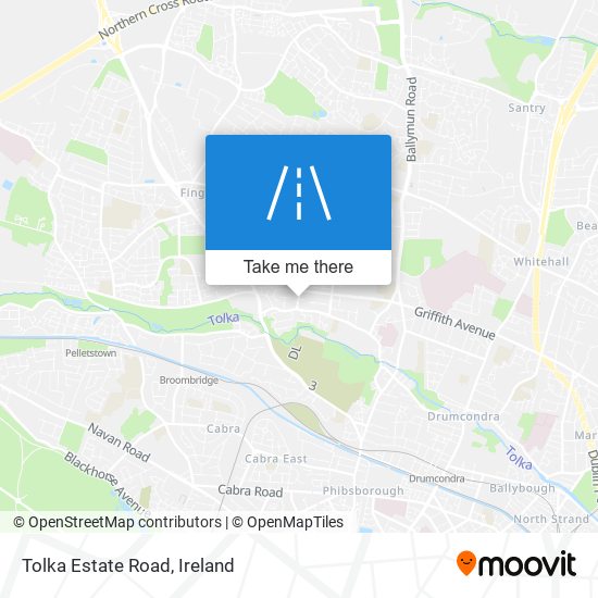 Tolka Estate Road map