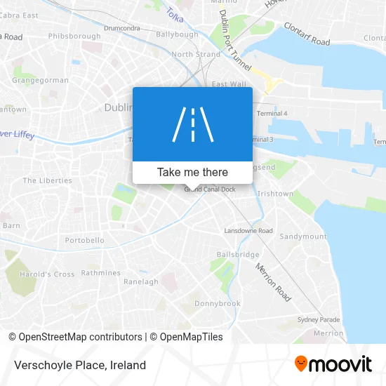 Verschoyle Place map