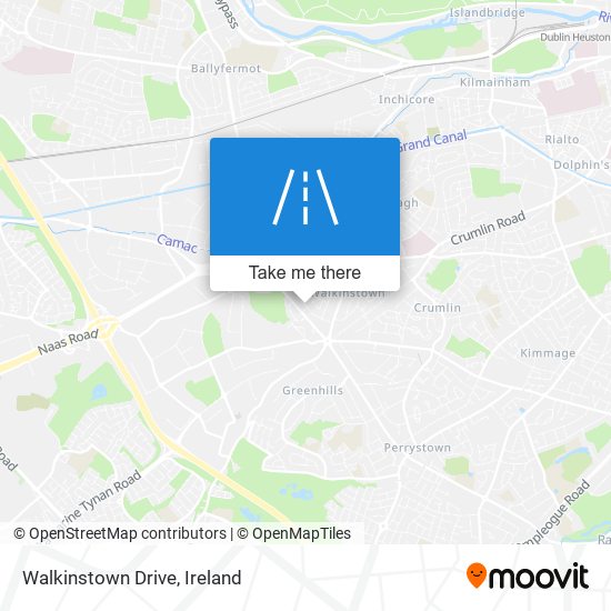 Walkinstown Drive map