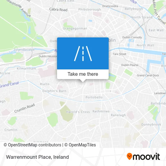 Warrenmount Place map