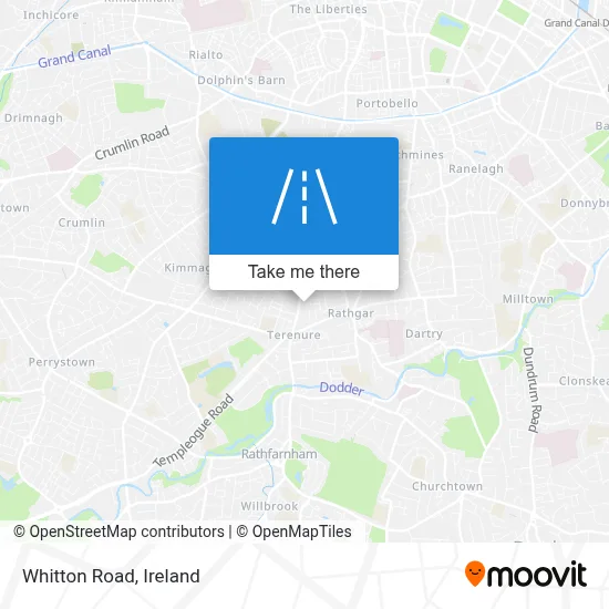 Whitton Road map