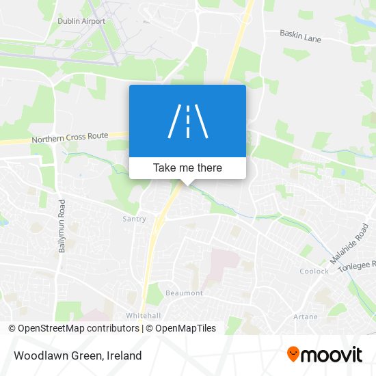 Woodlawn Green map