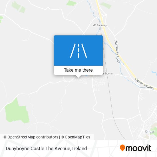 Dunyboyne Castle The Avenue map