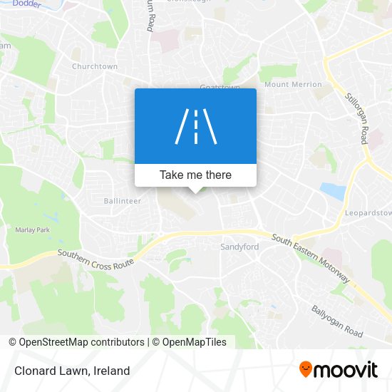 Clonard Lawn map
