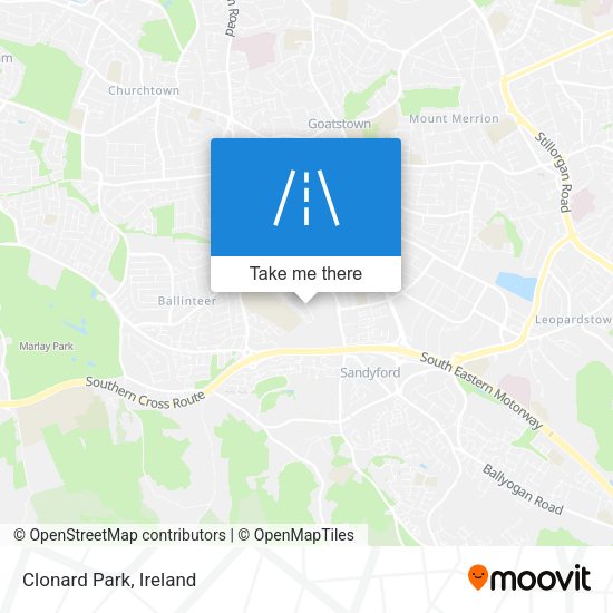 Clonard Park map