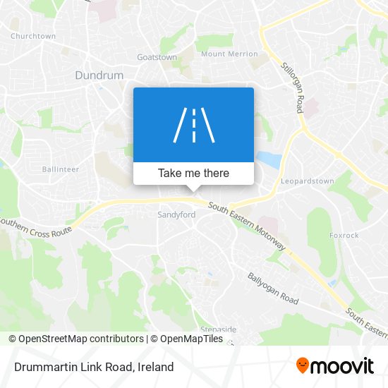 Drummartin Link Road map