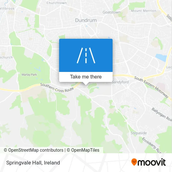 Springvale Hall map