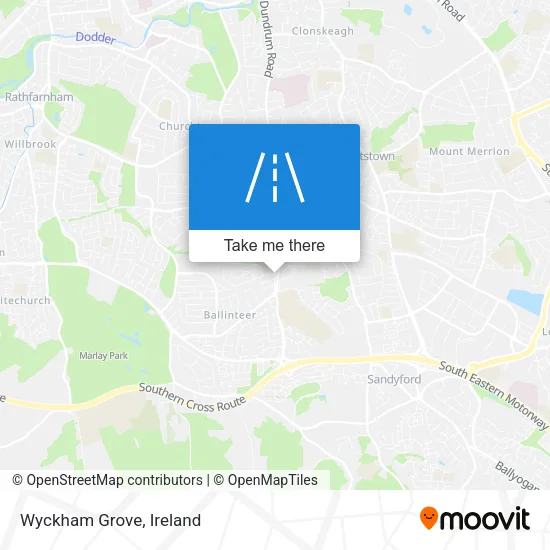 Wyckham Grove map