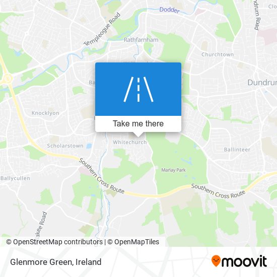 Glenmore Green map