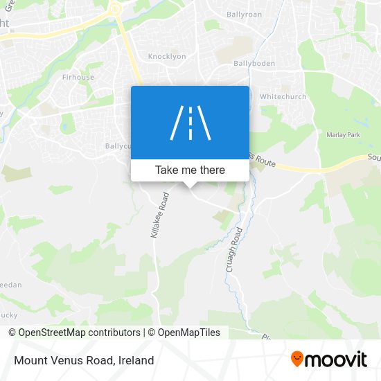 Mount Venus Road map