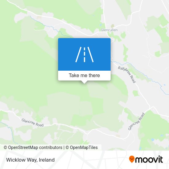 Wicklow Way map