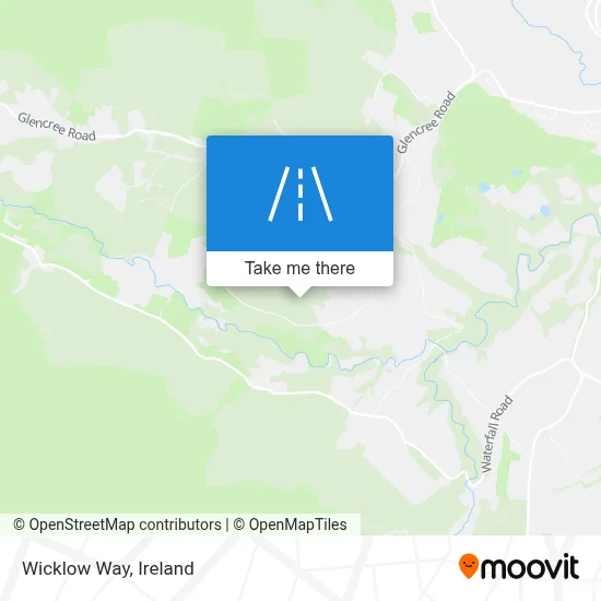 Wicklow Way map