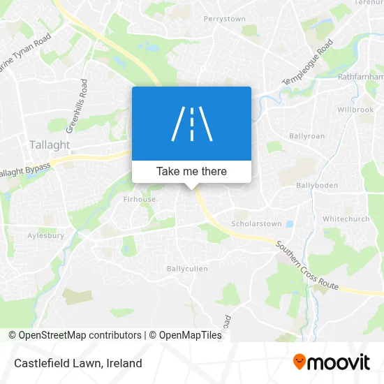 Castlefield Lawn map