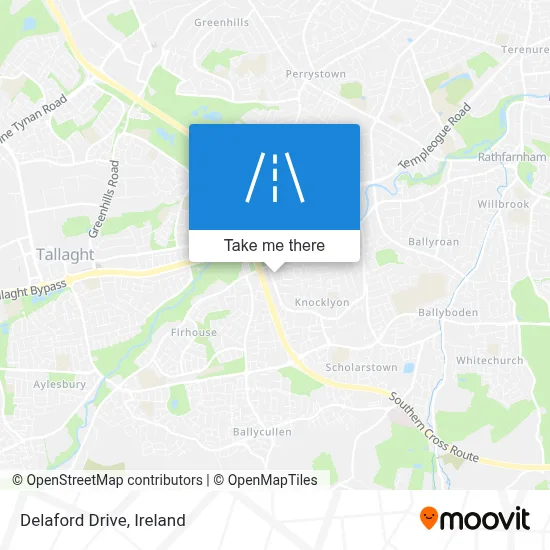 Delaford Drive map
