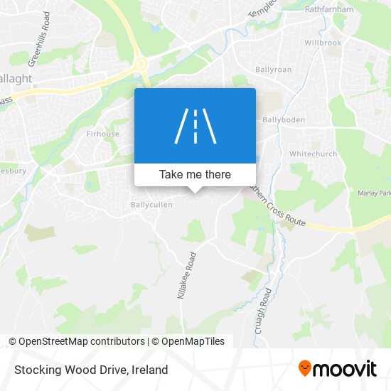 Stocking Wood Drive map