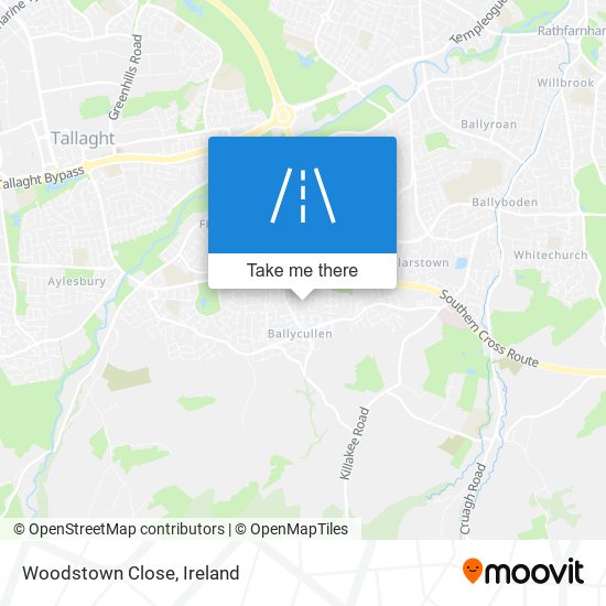 Woodstown Close map