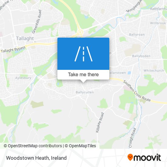 Woodstown Heath map