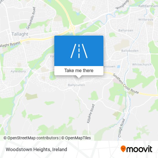 Woodstown Heights map