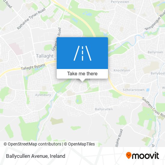 Ballycullen Avenue map