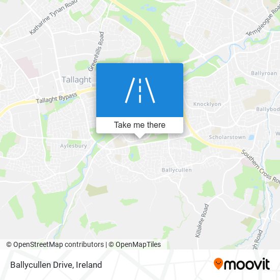 Ballycullen Drive map